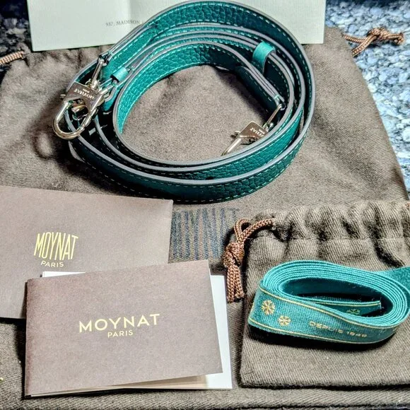 Moynat Rejane Taurrilon leather bag - size PM - Picture 8 of 11